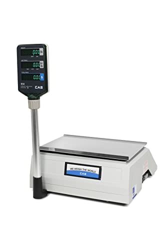 Báscula CAS LP-1000NP con impresora y poste capacidad 30lb miniatura 5