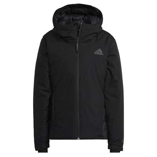 adidas Damen Jacket (Down) W Traveer Cr J, Black/Black, HG6015, M