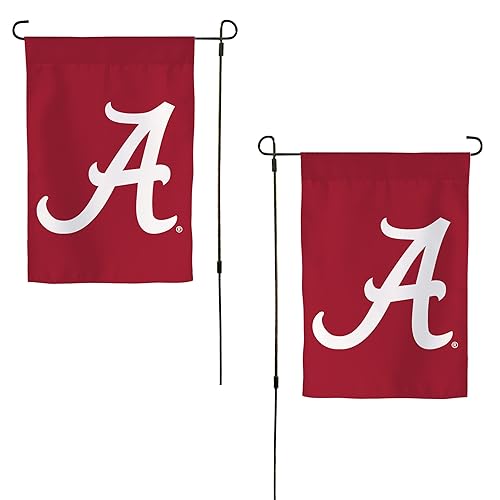 Desert Cactus University of Alabama UA Garden Flag 12 x 18 Inch Alabama Crimson Tide Banner for Outdoor Display and Events (Design C)