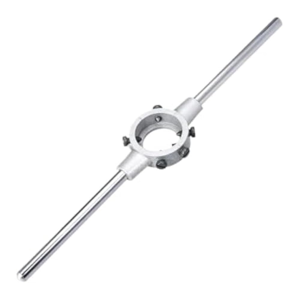 Cuuaemht M12-M14 Round Dies Wrench Threading Tool Die Handle Holder 1Pc M7-M9 / M10-M11