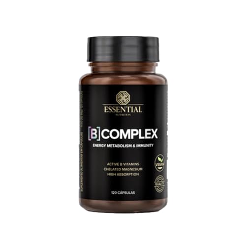 B Complex 120 Cápsulas Essential Nutrition Original Vitaminas do ...