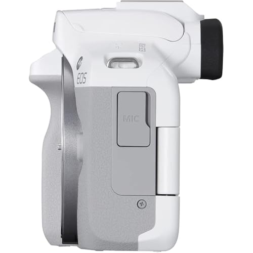 Image of Canon EOS R50 Mirrorless Camera Body Only (White) 5812C002 Bundle with Sandisk 128GB Memory Card, Deco Essentials Camera Bag and Premium Photography Protocol Ebook Digital Download Guide