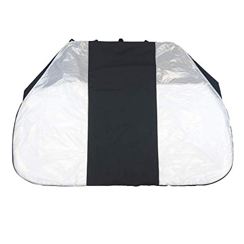 Formosa Covers Bike Cover for Car, Truck, RV, SUV Transport on Rack - Protection While You Road Trip or Perfect for Home Storage, Reflectors (Single (1 Bike))