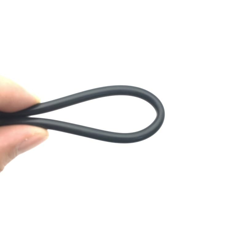 Silikon Schlauch Schwarz - Flexibler Schlauch 1 Meter Für Aquarium Und Mehr