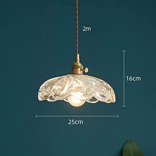 Lámpara de Techo Transparente de Flores Solución para Iluminar Espacios Pequeños con Estilo 2
