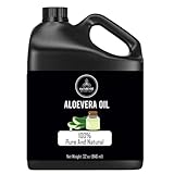 Naturevibe Botanicals Aloevera Oil 32 Ounces | 100% Pure and Natural | Great for Skin Care and Hair Care