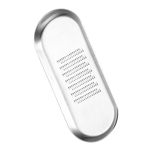 SHOWERORO Râpe à Gingembre Acier Inoxydable Outil De Cuisine Pratique Pour Ail Et Légumes Design Ergonomique Et Facile à Nettoyer Accessoire Culinaire Pour Préparation De Purées