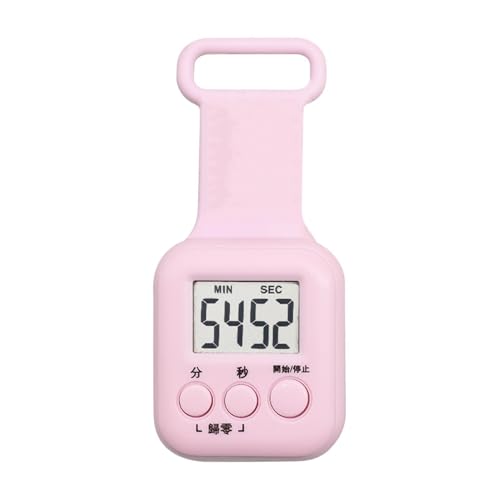 Digital Countdown Timer - Magnetic ABS LED Display Keychain Pendant With Memory Function | Portable Mini Alarm Clock For Gym Kit