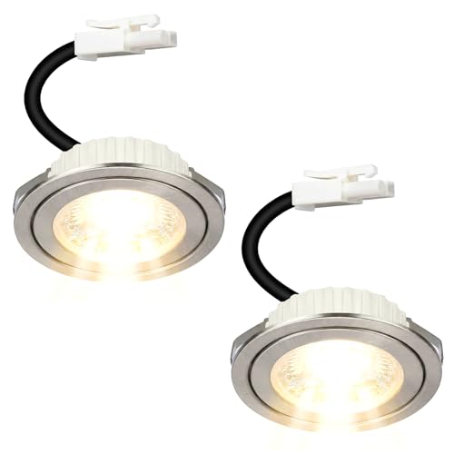 YIYANTO ON-E01-32 Range Hood LED Bulbs 12V 3W 3000K 2-Pack