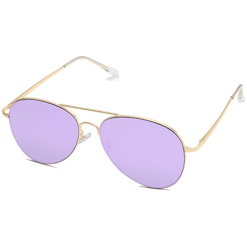Image of SOJOS Classic Aviator Sunglasses for Women Men Metal Frame Spring Hinges SJ1030