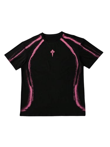 Floerns Men's Graphic Crew Neck T Shirt Y2k Short Sleeve Summer Casual Streetwear Tops Drip Outfits...