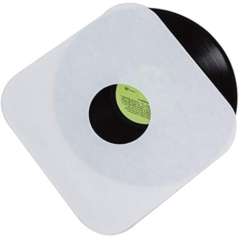 Vinyl Record Inner Paper Sleeves - Premium Acid Free Protection Covers for 12 inch LP Albums - 50 Pack Cover