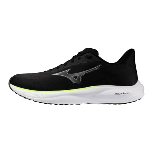 Mizuno Hommes Chaussures de Running Revolt 4 Code J1GC2581-52 Noir, Noir et gris., 46 EU