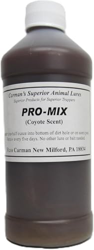 Coyote Pro Mix Lure Scent - Carman's 16 oz Pint Bottle