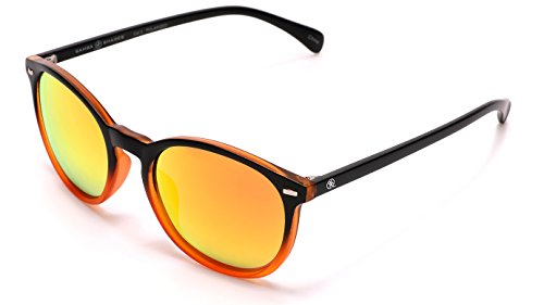 SAMBA SHADES Polarized Round Verona Horned Rim Sunglasses