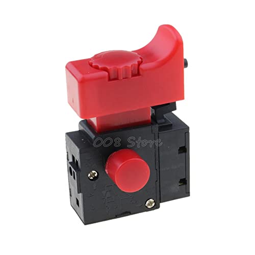 Interruptor eléctrico tipo toggle rojo miniatura 1