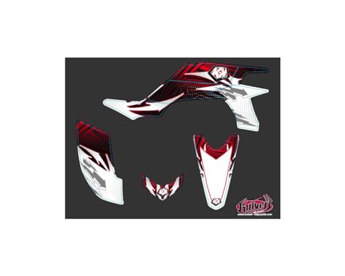 Kit Déco Quad Graff pour Yamaha 450 YFZ Rouge 2012-2013