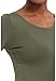 Healing Hands Women's Underscrub Soft Knit Melissa Longsleeve Scrub Tee with Breathable & Easy Care Fabric 5047, S, Olive