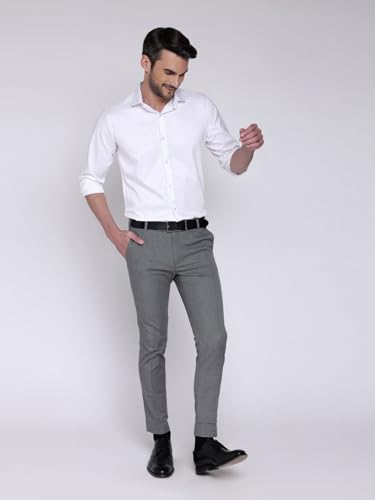 Image of IndoPrimo Men's Satin Shirt with Spread Collar Neck Line Solid Pattern Full Sleeves Regular Fit Western Style and Standard Length