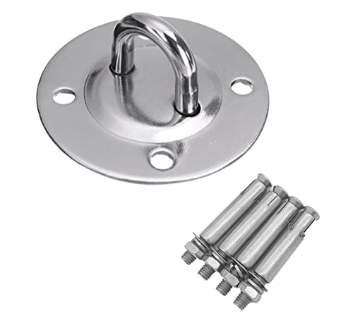 MIKMAYTOO Eye Ceiling Hook Swing Hangers 700LB Capacity for Punching Bags Hanging Chair Hammocks Swing Trapeze Yoga (90mm Diameter)