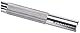 Westcott E-84010 00 Skalpell mit Metallgriff und auswechselbarer Klinge, 12 cm, silber