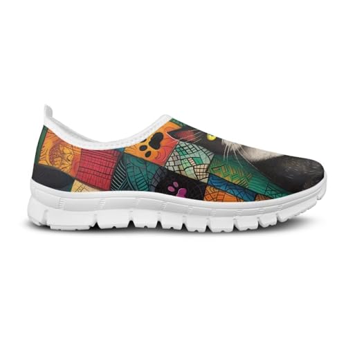 Image of Jeiento Cute Dog Women's Casual Slip On Shoes Loafers Sneakers for Women