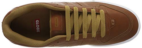 Image of Globe Men's Skateboarding Shoes, Brown Ochre Brown 17310, 8.5 UK