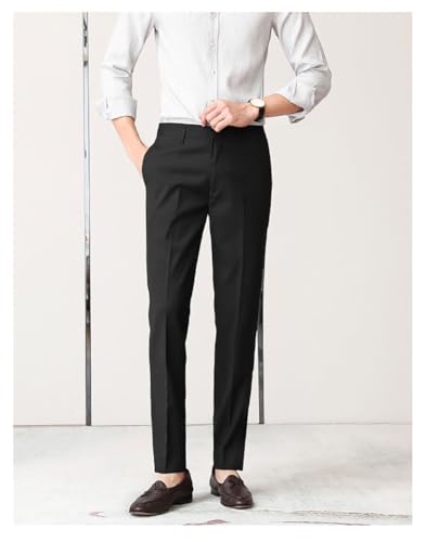 Men's Dress Pants Slim Fit Office Trousers in Solid Color Formal Business Pants for Men2