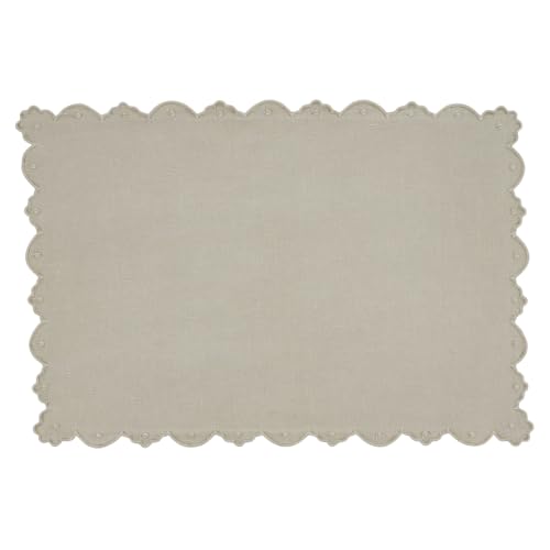 Set de table en lin SARO lavable pour protéger la table sans nappe - 3