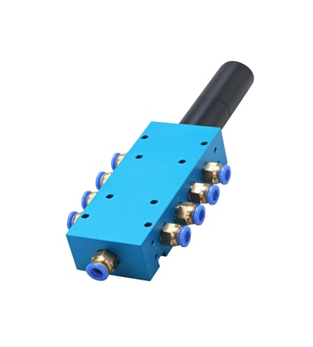 VTM350 Multi-Stage Vacuum Generator with High Suction Power - Integrated Negative Pressure Pneumatic Silent High-Flow Industrial Generator