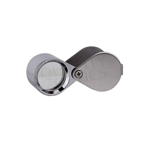 Quality Optics USA Folding Jewelers Loupe Pocket Magnifier (Classic 10X Jewelers Loupe)