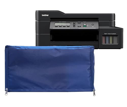 Image of Fabric Protectio Chain Printer Cover For Brother MFC-T920DW /DCP-T820DW Dust Proof / Water Proof Washable (Blue)