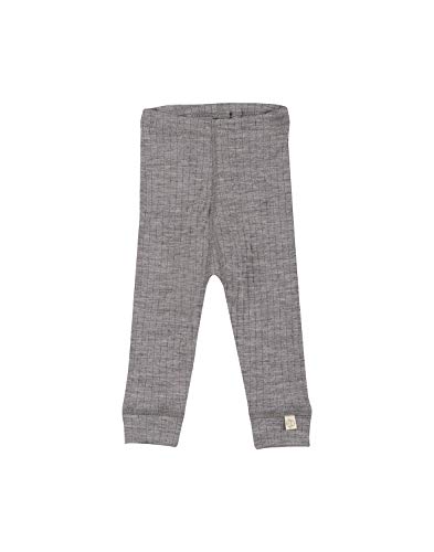 Preisvergleich Produktbild Dilling Rippstrick Leggings für Babys aus 100% Bio-Merinowolle Graumeliert 92