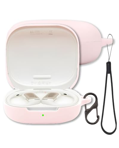 Shokz OpenFit Pro�C���z���p�P�[�X�AFJIASTB �\�t�g�V���R���ی�J�o�[ �J���r�i�ƃX�g���b�v�t���A�ϏՌ�(�s���N)