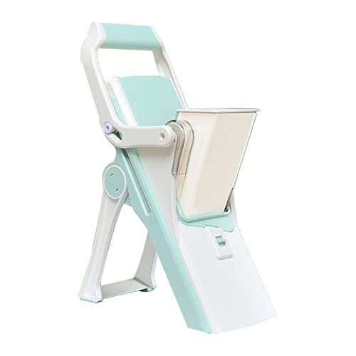 Cortador de verduras, cortador de alimentos con estuche, cortador multifuncional de cocina en casa Rallador para ajo zanahoria patata tomate fruta,3 slices Cover