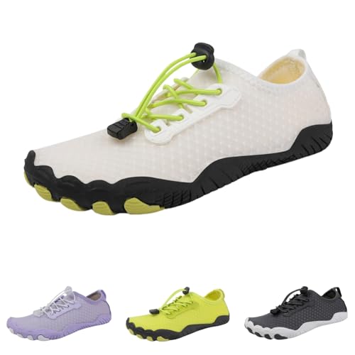 Water Shoes Men Women Quick Drying Barefoot Aqua Socks Wide Adult Athletic Hiking Shoes Comfortable Lightweight Vacation Shoe for Beach Pool Hiking Indoor Outdoor Non Slip Fitness Sneakers