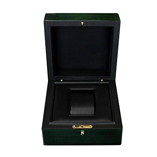 Holz Uhrenbox Klavier Schmuckschatulle Lack PU-Leder Schmuck Aufbewahrungsbox