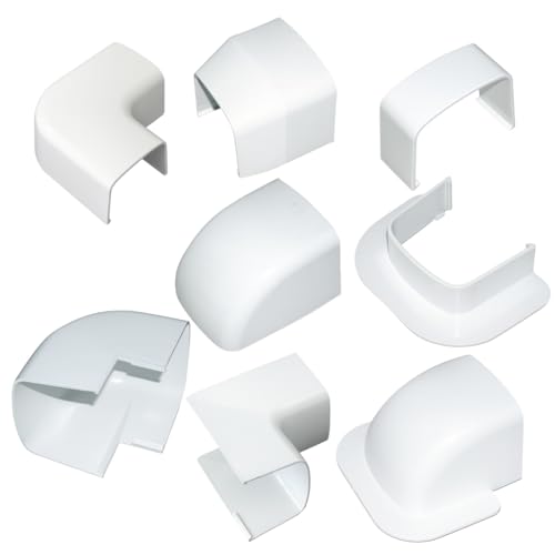 Conectores para conducto de aire acondicionado, 80 mm, variantes disponibles: curvas, T, ángulo interior/exterior, junta, reducción y curva de pared – Lemac SRL (ángulo interior para canales)