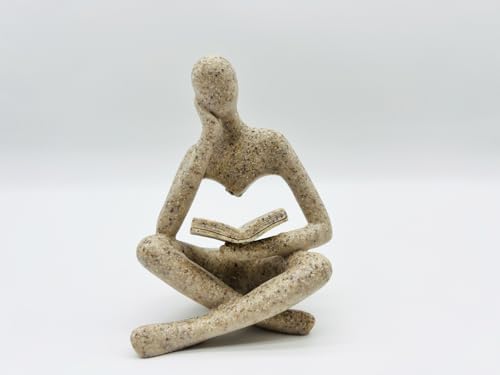 Estatua decorativa de resina Thinker para mesa miniatura 2