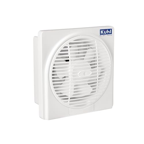 Image of KUHL Ventis 8 inch BLDC Ventilation /Exhaust Fan | 9W | 200mm Sweep | 1600 RPM | 650 CMH Air Delivery | High Air Flow & Low Noise | Ideal for Kitchen, Bathroom & Office | 5 Year Warranty | White