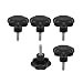 Big Horn 19712B-5PK  5/16-18 x 1" stud 7-Star knob (5/PK)