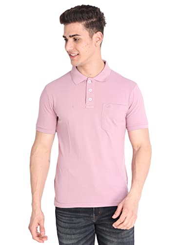Image of CHKOKKO Men's Polo Cotton Regular Fit Half Sleeves T-Shirt with Pocket