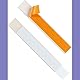 Durable Beschriftungsfenster Labelfix, selbstklebend, für Etiketten 200 x 30 mm, transparent, Packung à 5 Stück, 803019