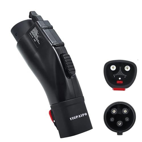 Tesla to J1772 Charger Adapter 48 A & 250 V (Black)