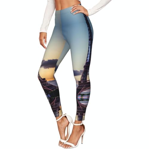 Leggings de Torre Eiffel para mujer de estilo casual y deportivo para el gimnasio o senderismo