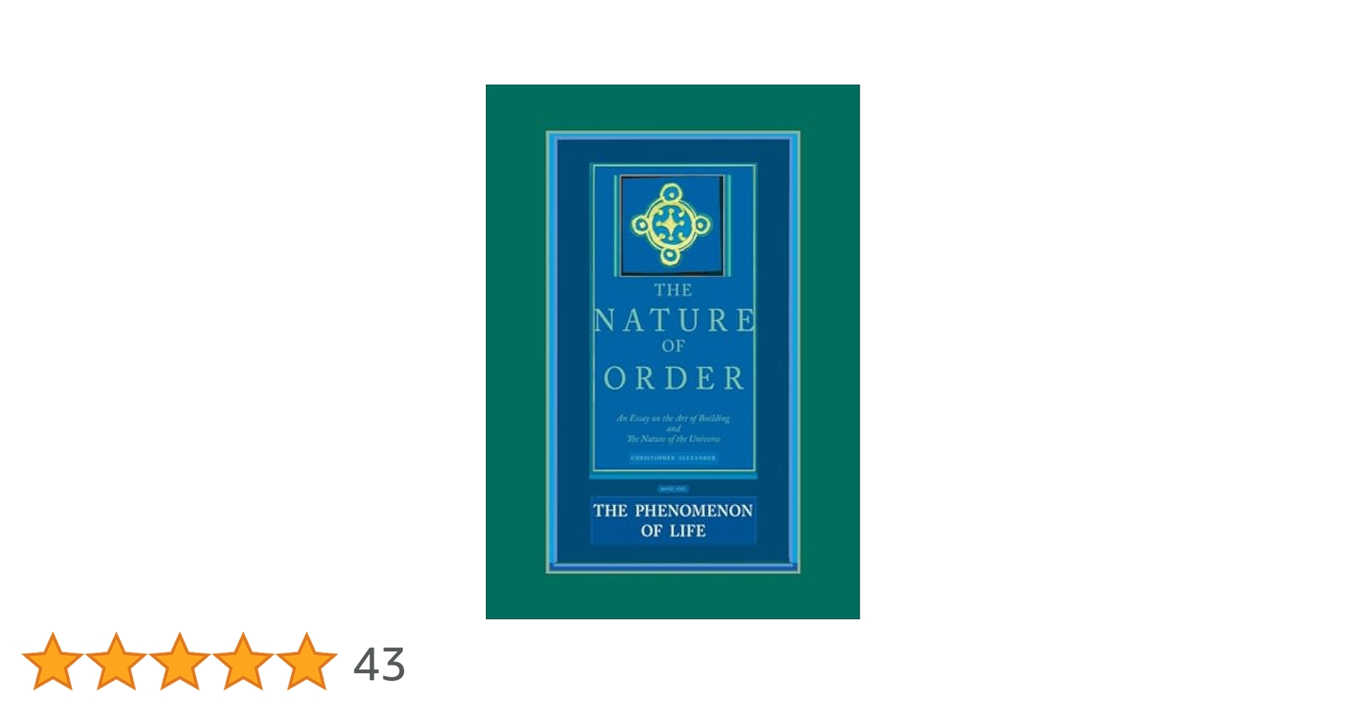 The Nature of Order（原文） 2冊セット Amazon | The Phenomenon of Life: The Nature of Order, Book 1