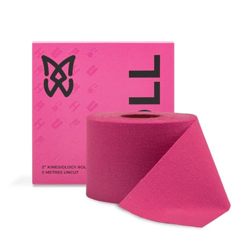 Spidertech Kinesiology Atheletic Tape 2 Inch Rolls (5 Metres Uncut) (Pink)