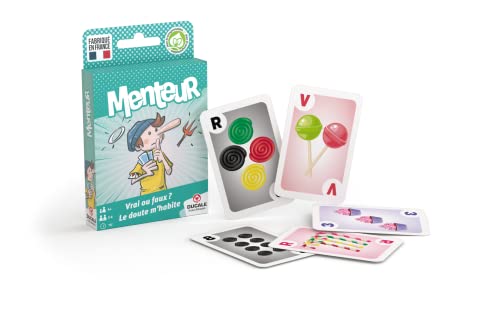 Ducale - Le Menteur - Jeu de Cartes pour Enfants - Jeu de Bluff et de stratégie - à partir de 6 Ans Cover