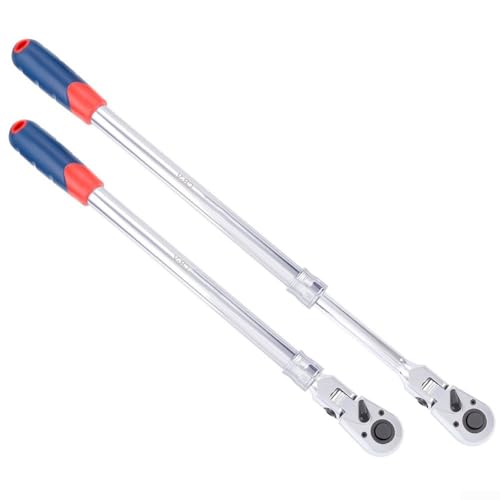 Clé à cliquet extra longue 72 dents pour débloquer les boulons d'accès difficile - 2