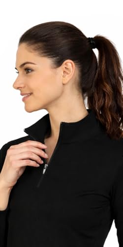 Image of Women's Cotton Regular Fit Tshirt Full Sleeve Zipper
